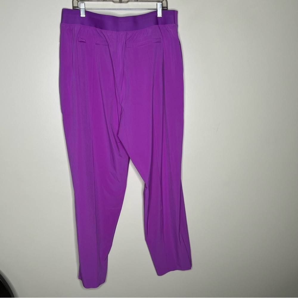 NWT Athleta Vienna Slim Pull On Purple Activewear Pants Size 18 - Picture 12 of 13